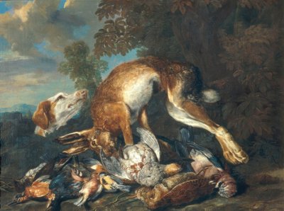 Caza y perro de caza de Jan Fyt